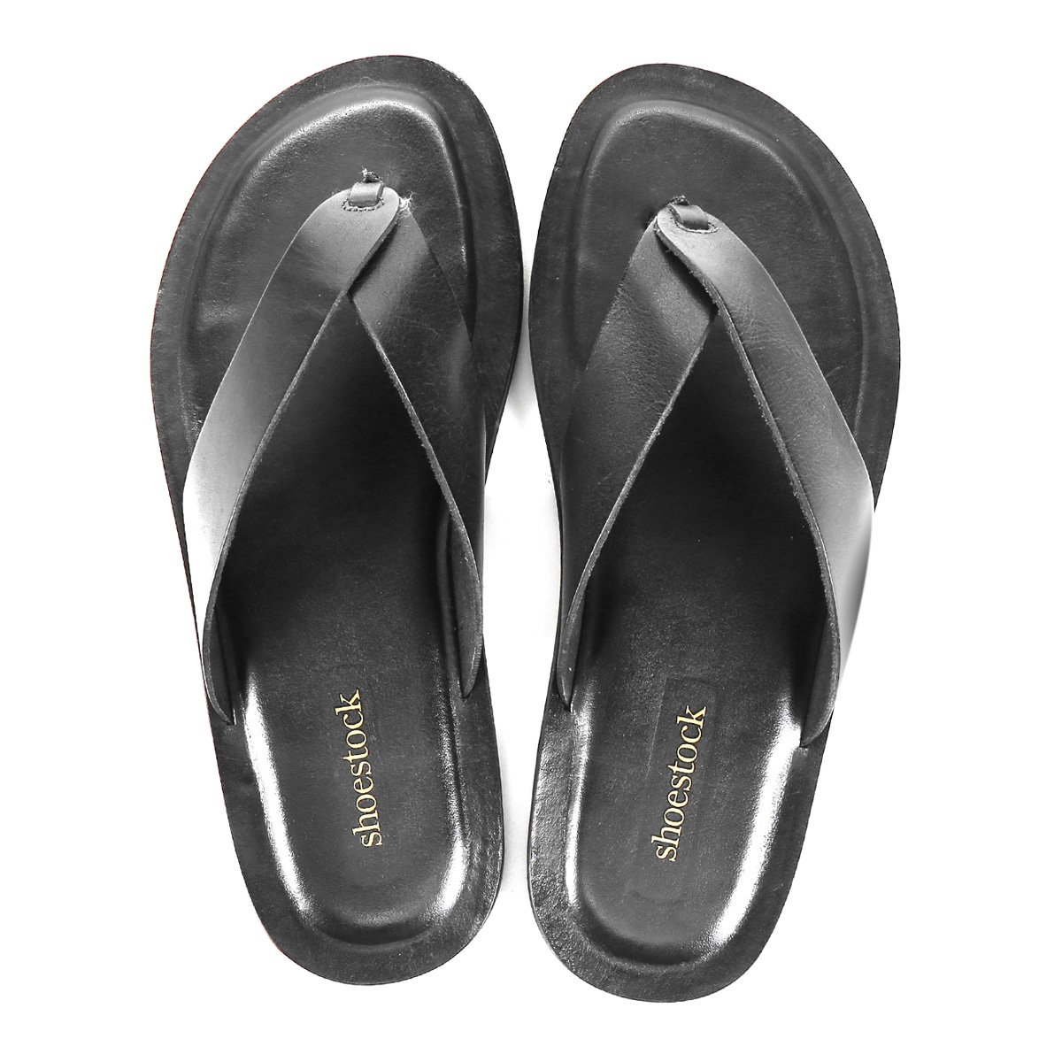 Chinelo Couro Shoestock Básico Masculino