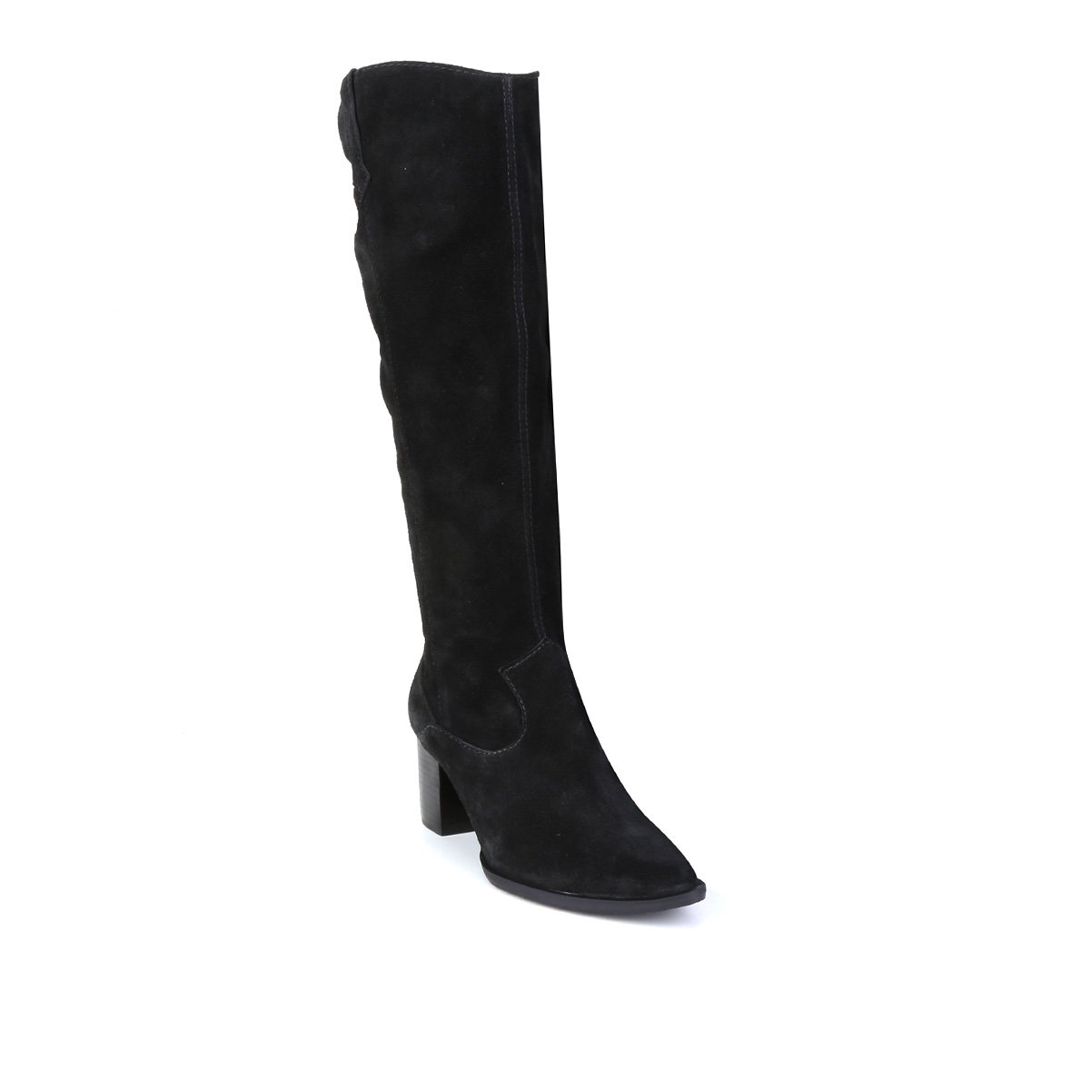 Bota Cano Longo Shoestock Camurção Western Feminina