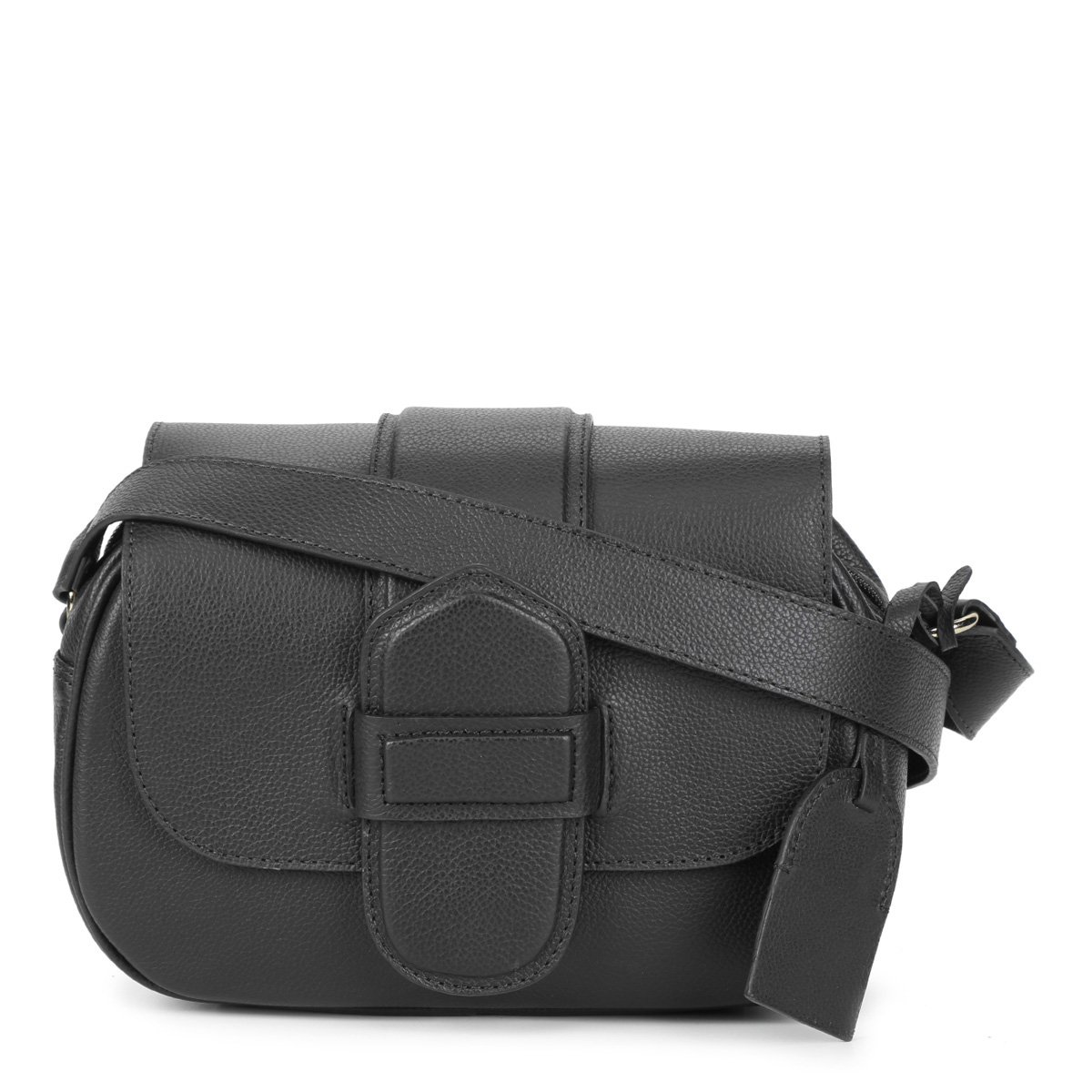 Bolsa Couro Shoestock Crossboby Passante Feminina