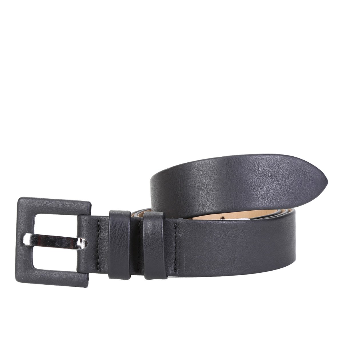 Cinto Couro Shoestock Fivela Quadrada Feminino