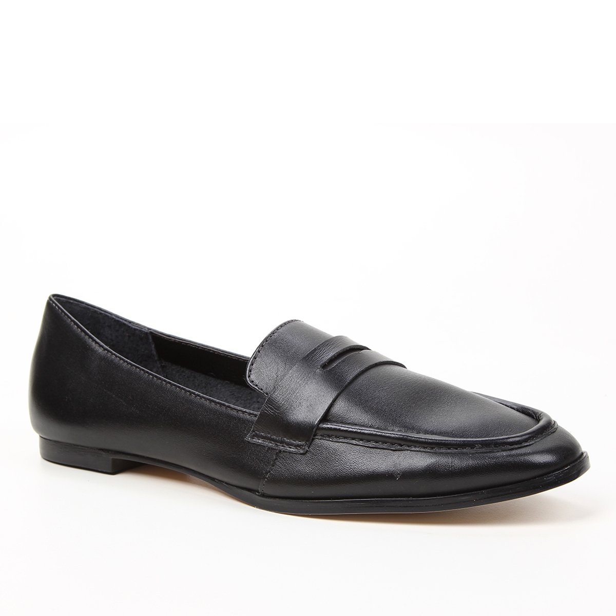 Mocassim Couro Shoestock Loafer For You Feminino