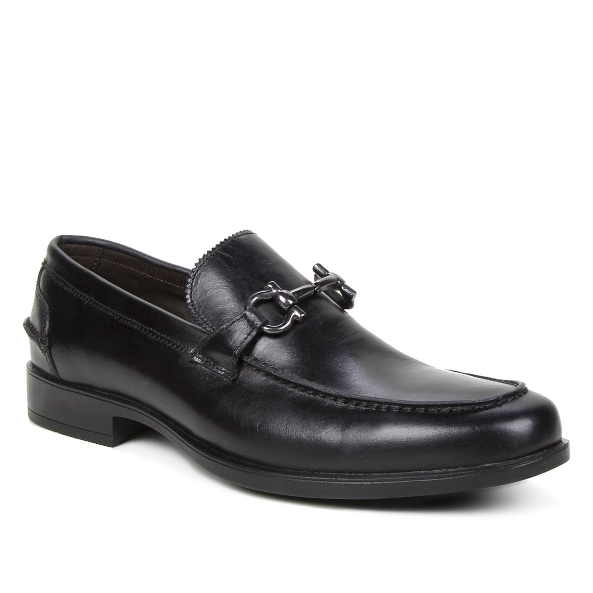 Mocassim Couro Shoestock Vecchio Bridão Masculino