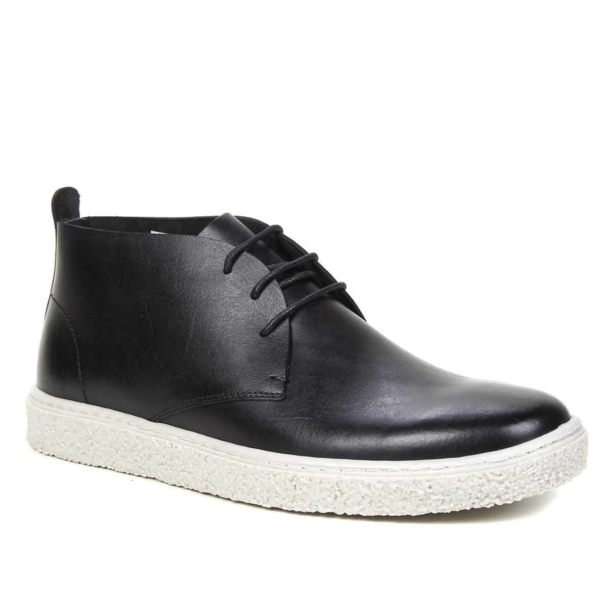Bota Couro Shoestock Comfy Cano Curto Feminina