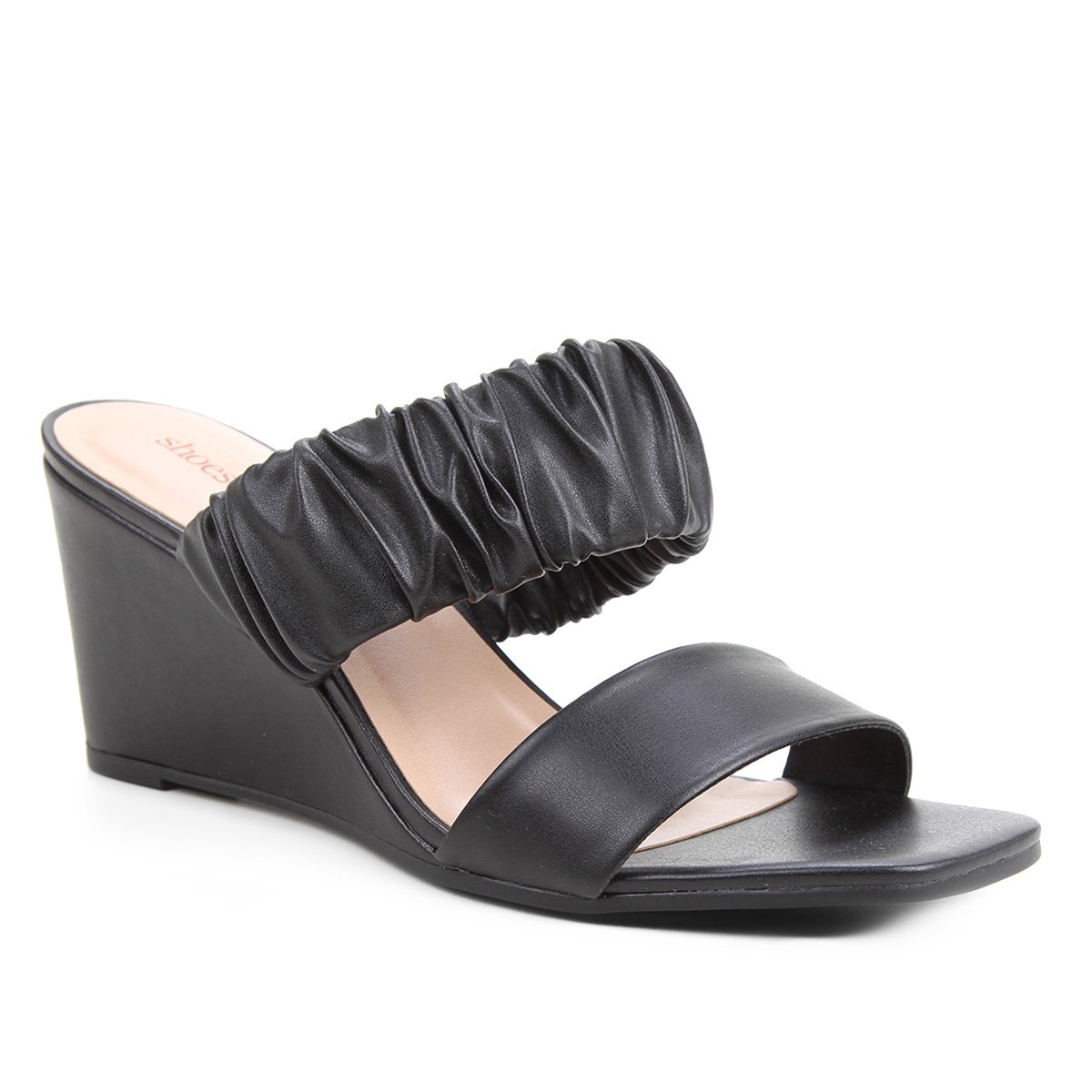 Mule Shoestock Anabela Soft