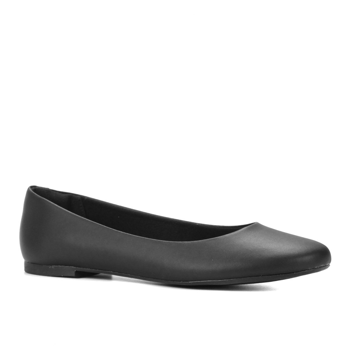 Sapatilha Shoestock Bico Redondo Lisa Feminina