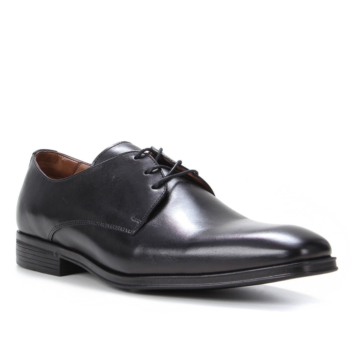 Sapato Social Couro Shoestock Liso Masculino