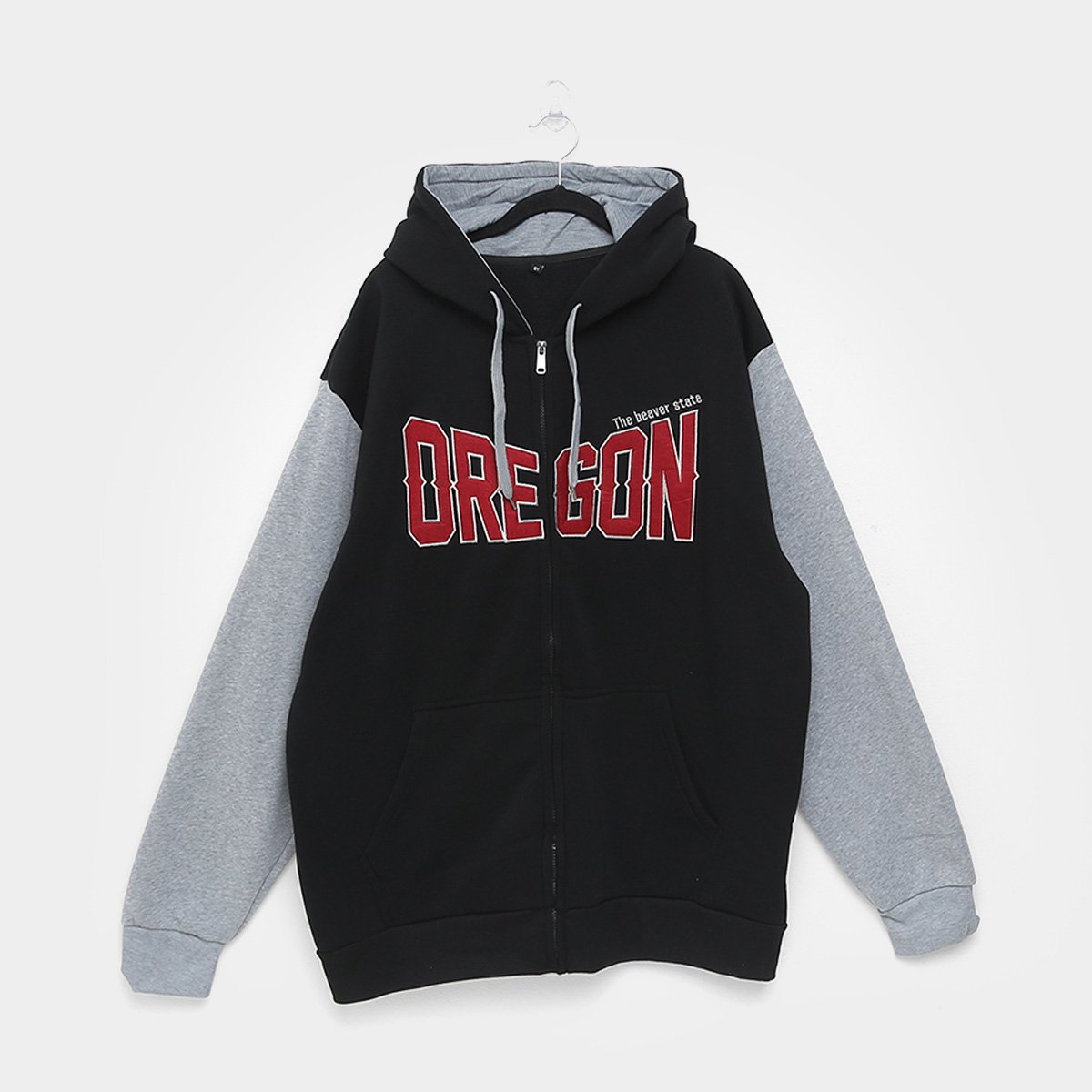 Jaqueta Moletom Athletic Jacket Oregon Plus Size Masculina