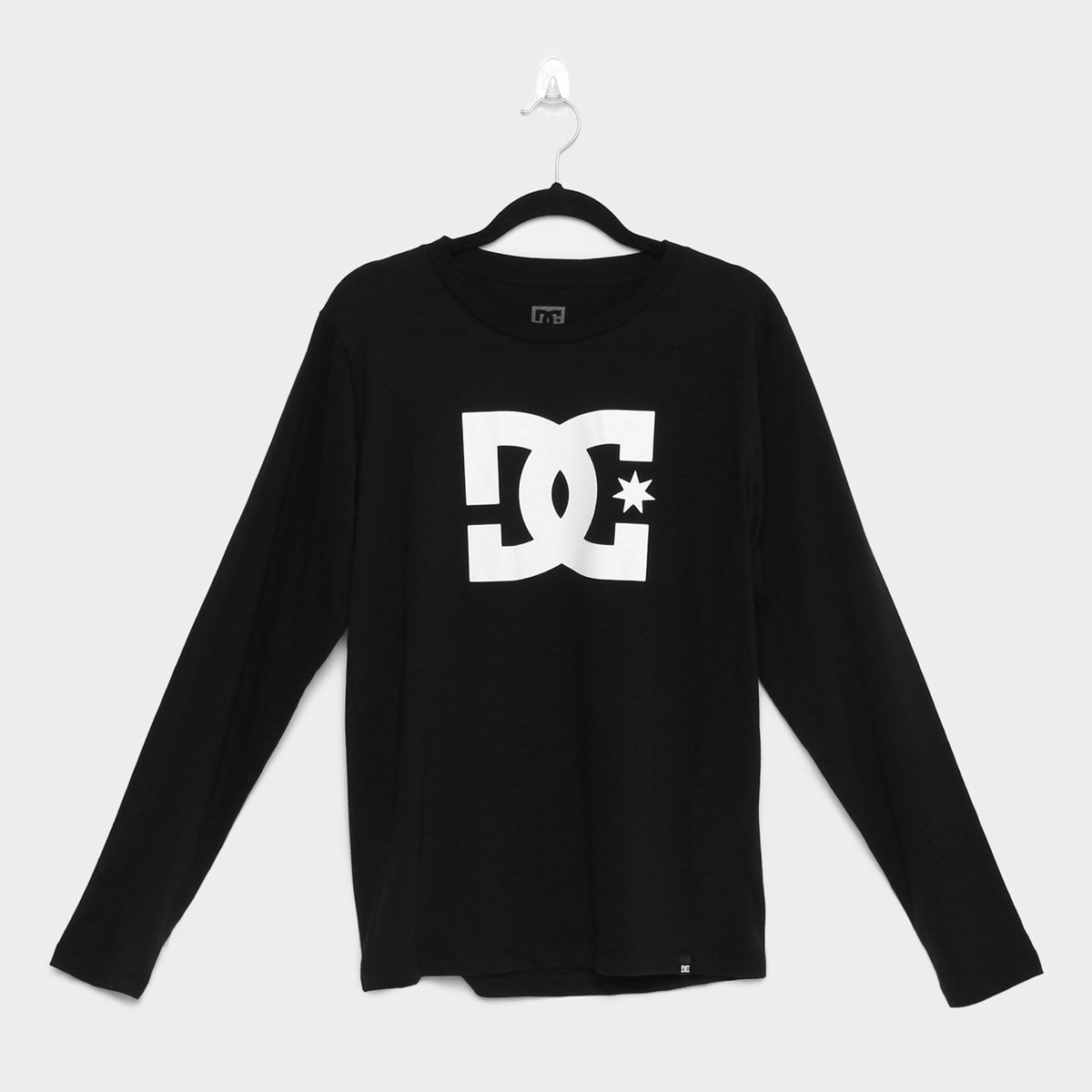 Camiseta Juvenil DC Shoes Star Teen Manga Longa Masculina