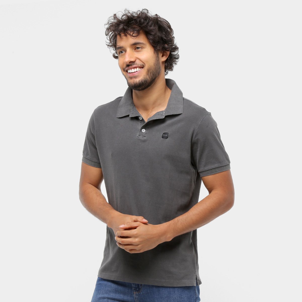 Camisa Polo Factory Washed Masculina