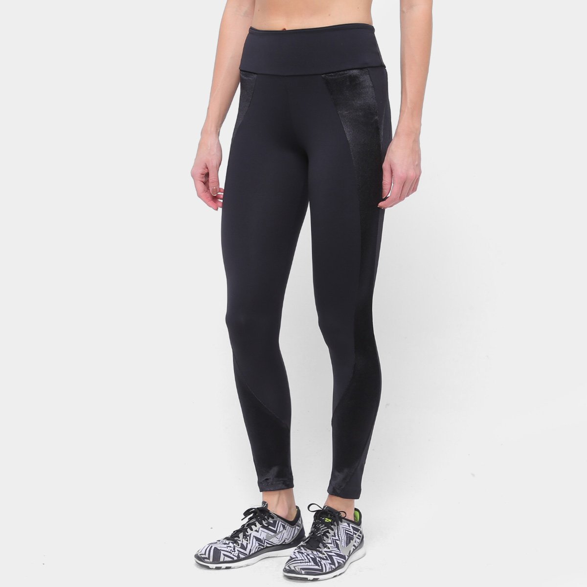 Calça Legging Morena Rosa Veludo Feminina