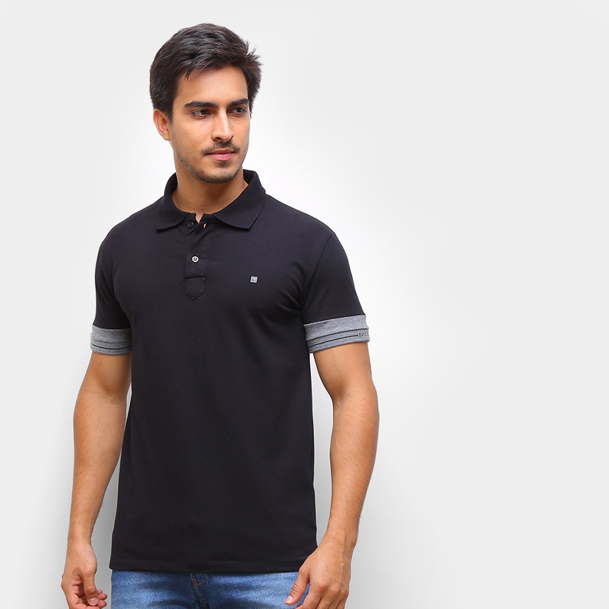 Camisa Polo Nicoboco Stetch Sushi Masculina