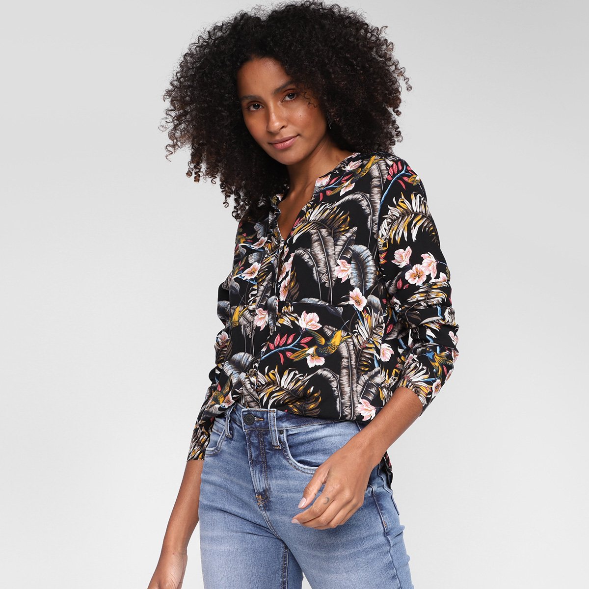 Camisa Aishty Core Manga Longa Feminina