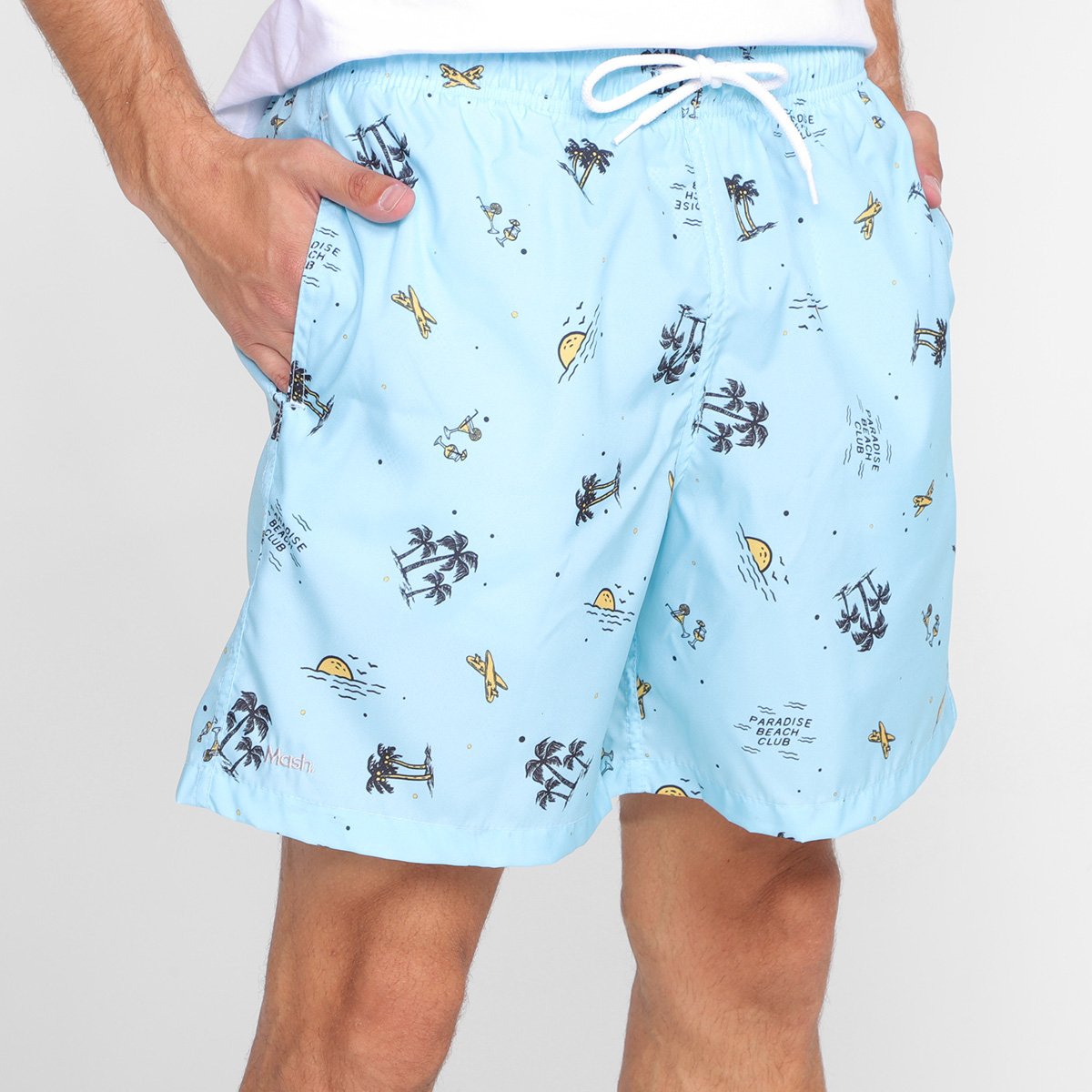 Short Mash Estampado Masculino