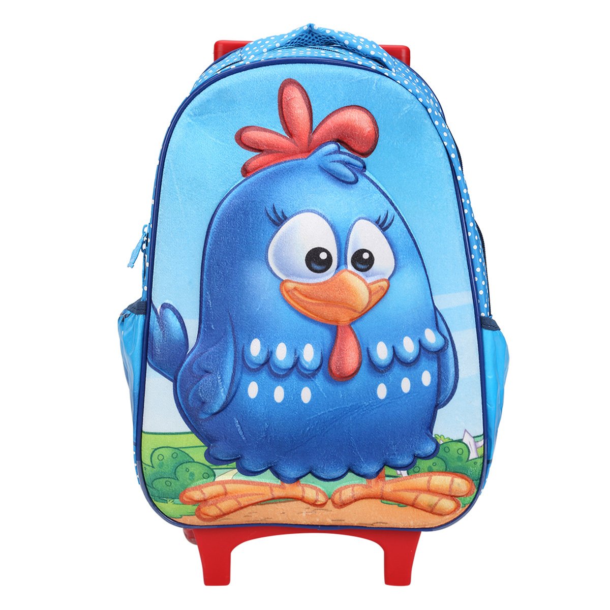 Mochila de Rodinhas Xeryus Galinha Pintadinha Infantil