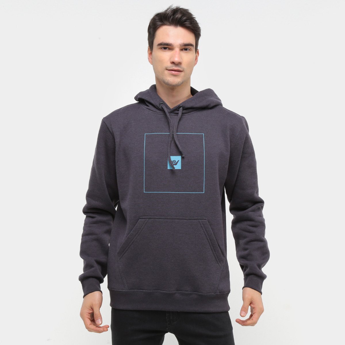 Moletom Hang Loose Clear Canguru Masculino
