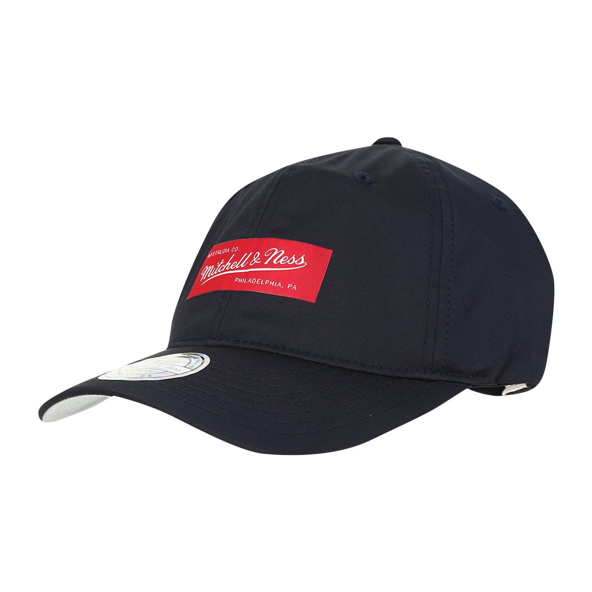 Boné Mitchell & Ness Aba Curva Branded Logo