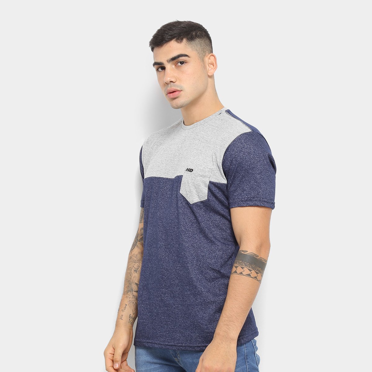 Camiseta HD Inverted Blocks Masculina