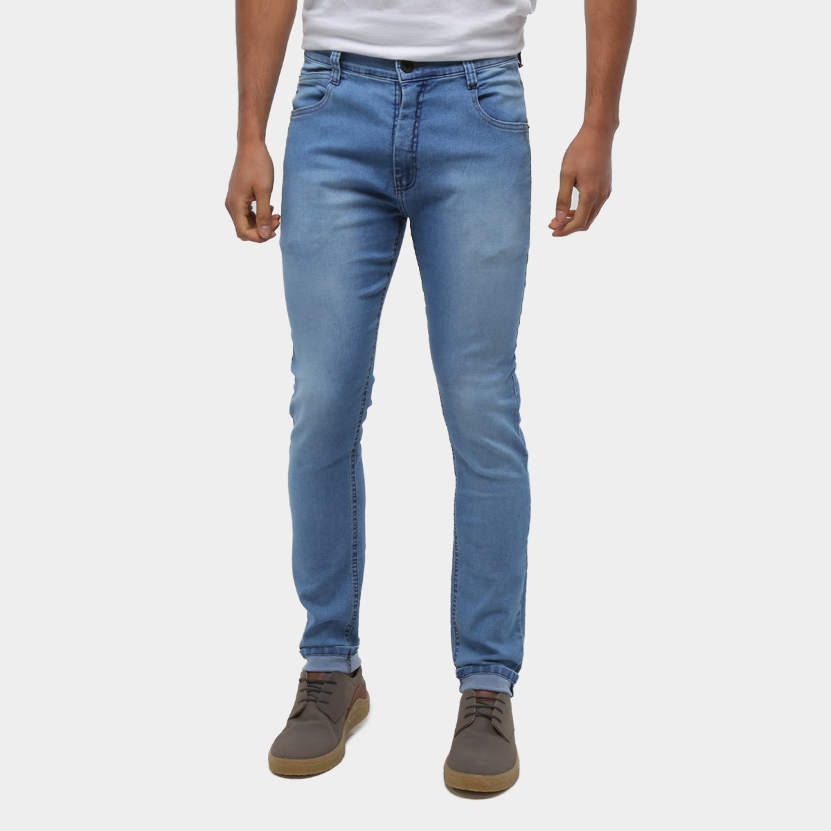 Calça Hd Jeans Slim Fit Clara Estonada Masculina