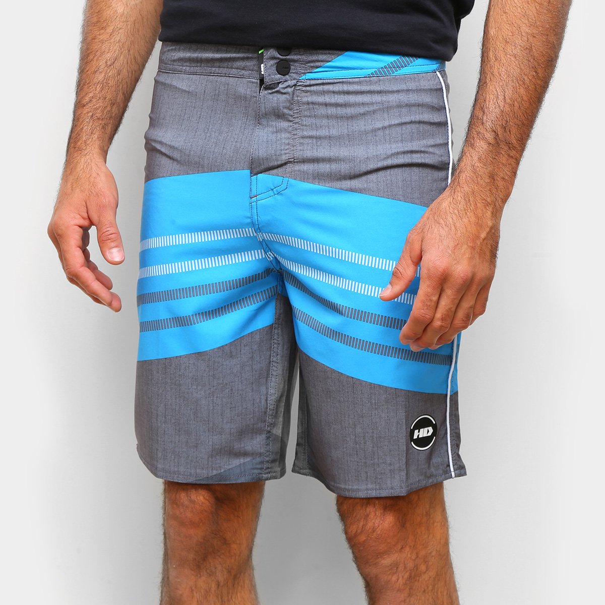 Bermuda D'Água HD Stripe Masculina