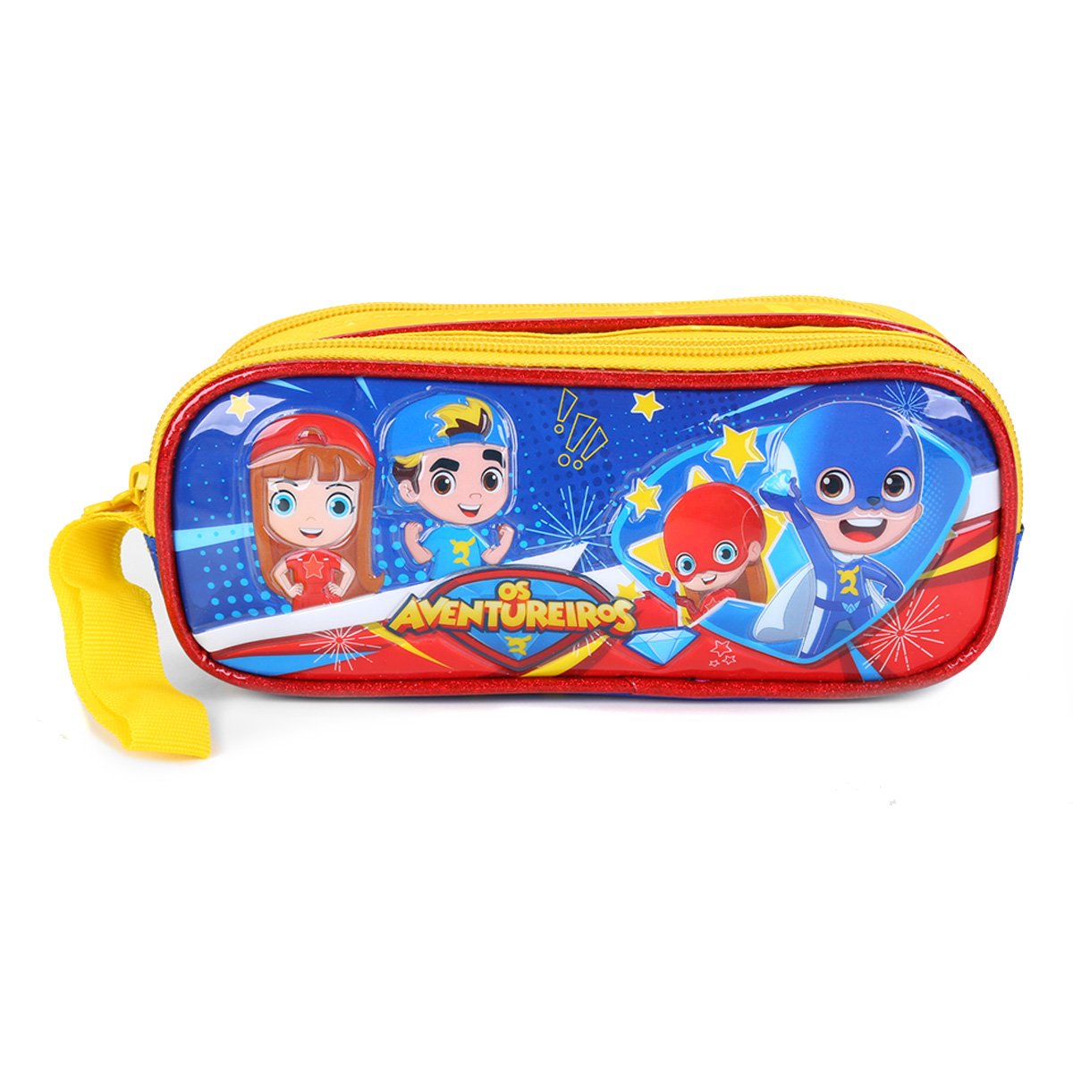 Estojo Infantil Clio Style Duplo Os Aventureiros Gigi e Luccas Neto