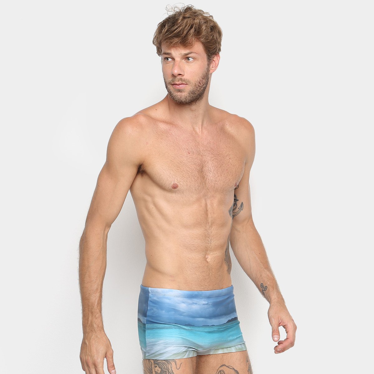 Sunga Boxer Lupo Beach Coqueiro