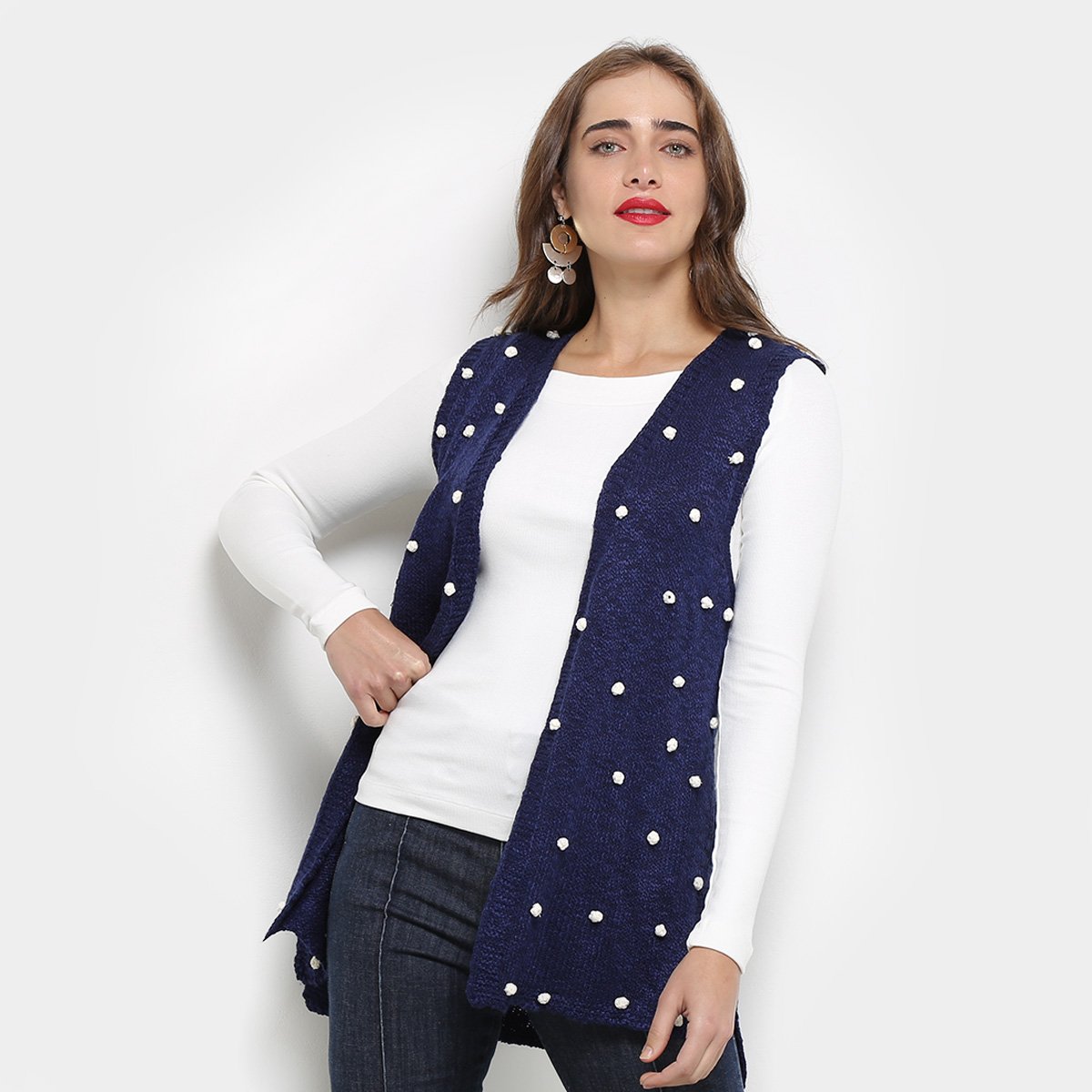 Colete Maria Filó Feminino Silk Inca Feminino