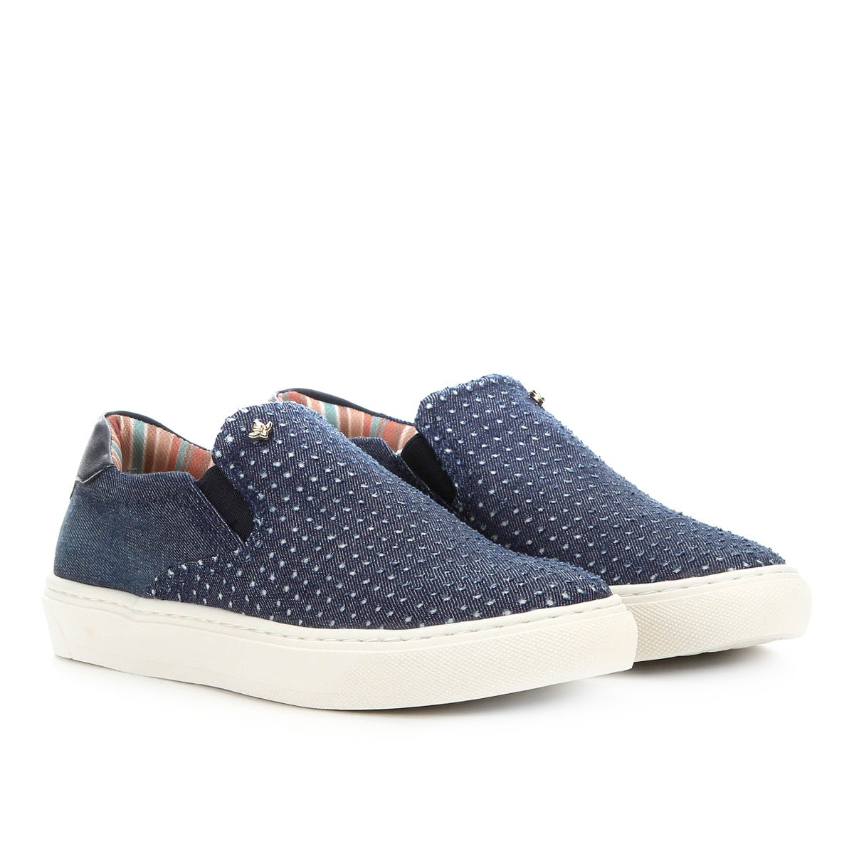 Slip On Cravo \u0026 Canela Estonado Feminino