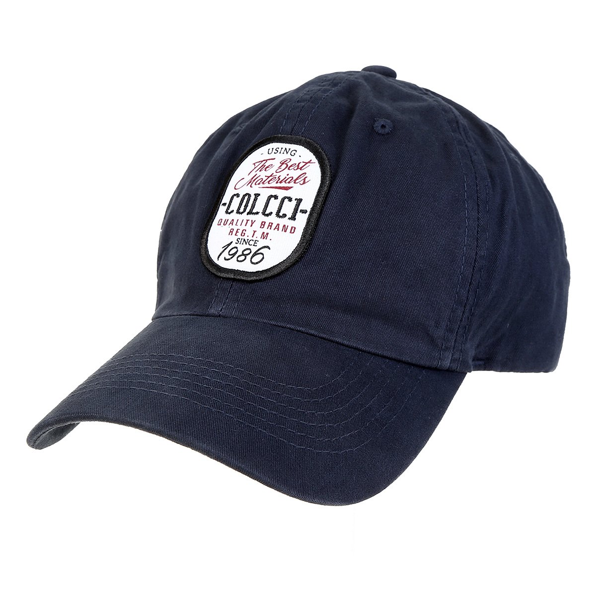 Boné Colcci Aba Curva Vintage Patch Geométrico
