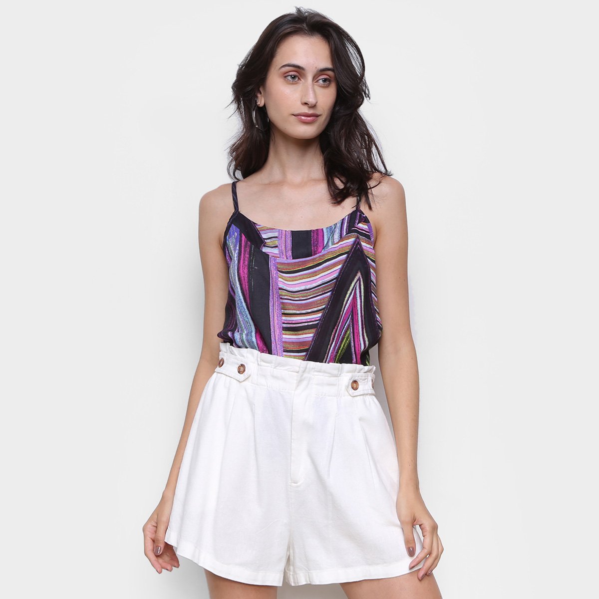 Regata Água Viva Básica Multicolor Feminina