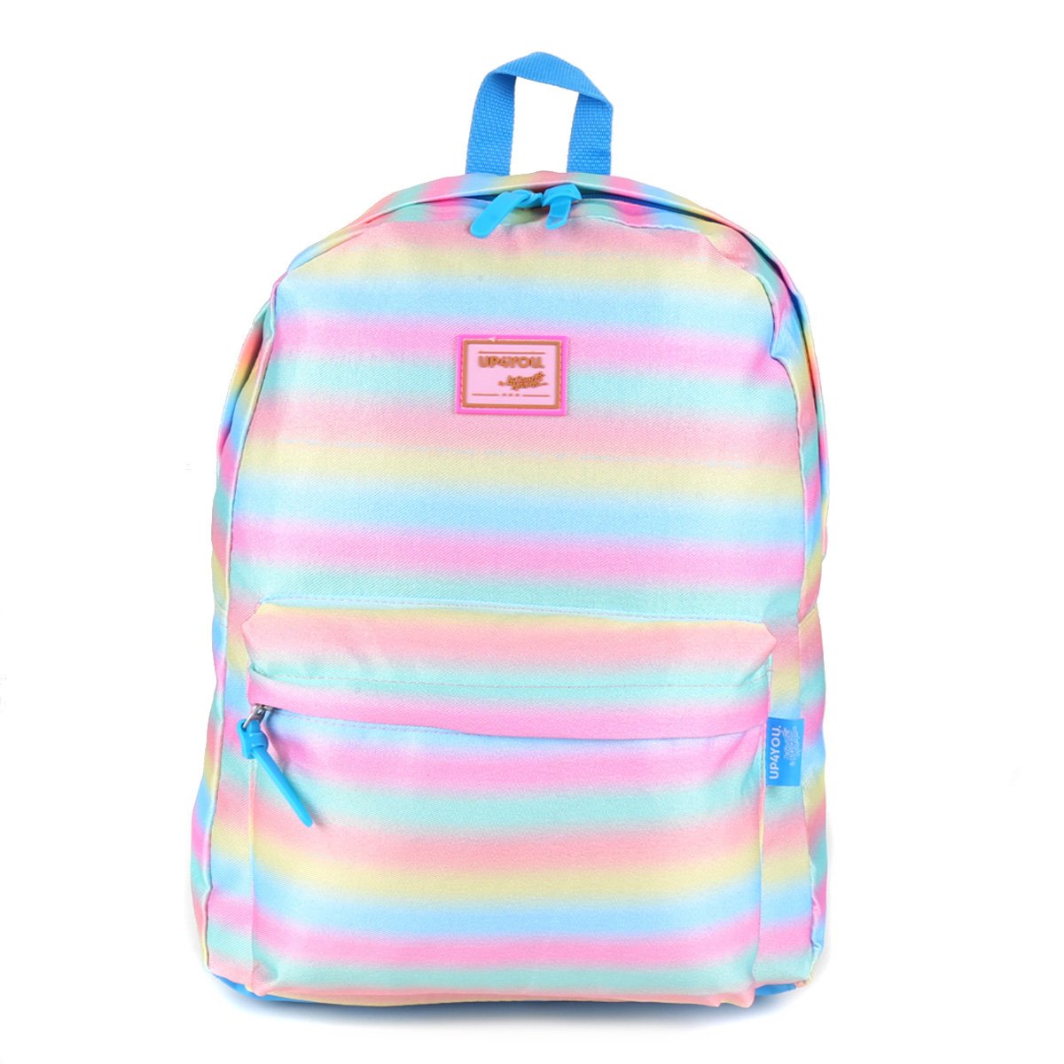 Mochila Escolar Luxcel Up4You By Larissa Arco-Iris 18" Feminina