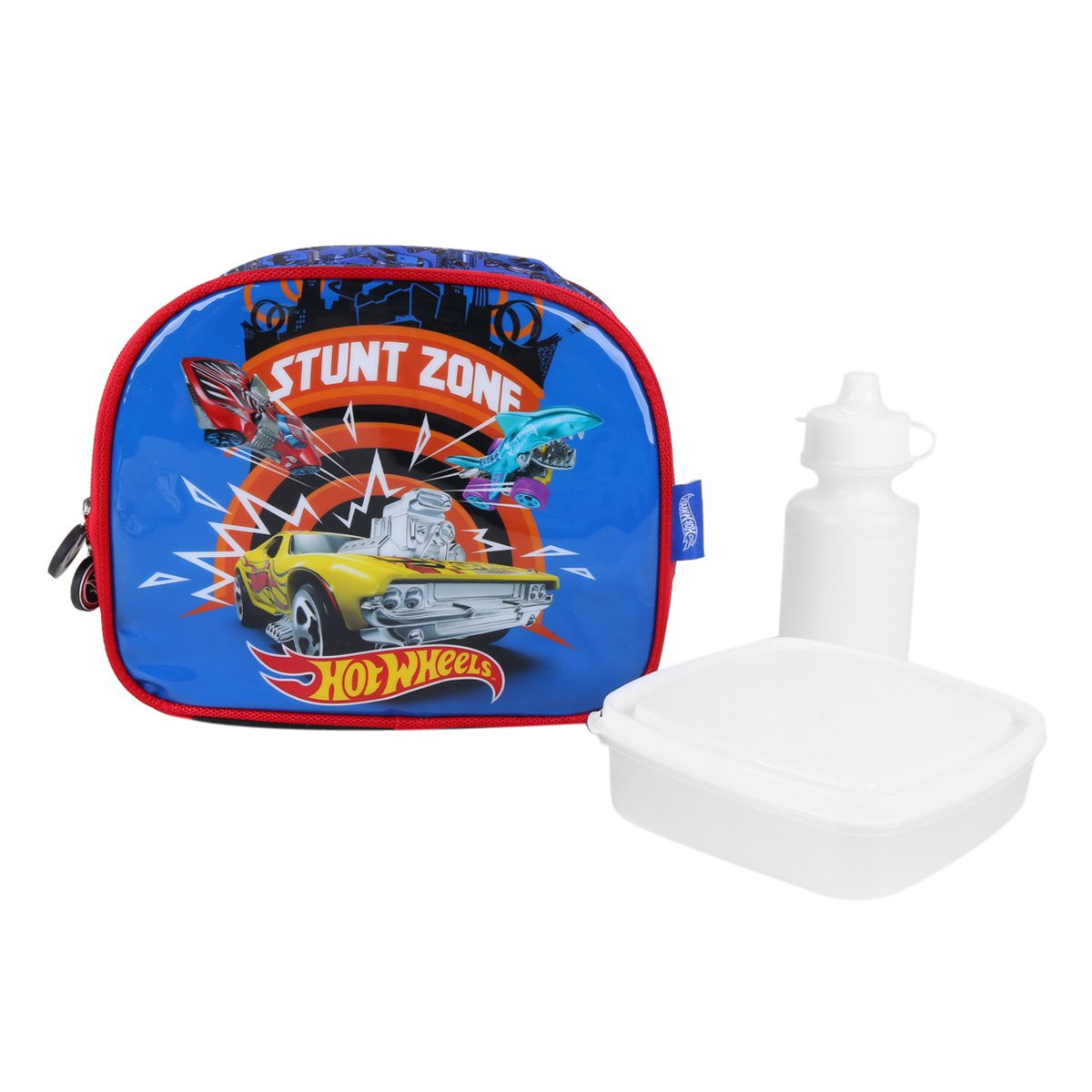 Lancheira Infantil Luxcel Hotwheels Masculina