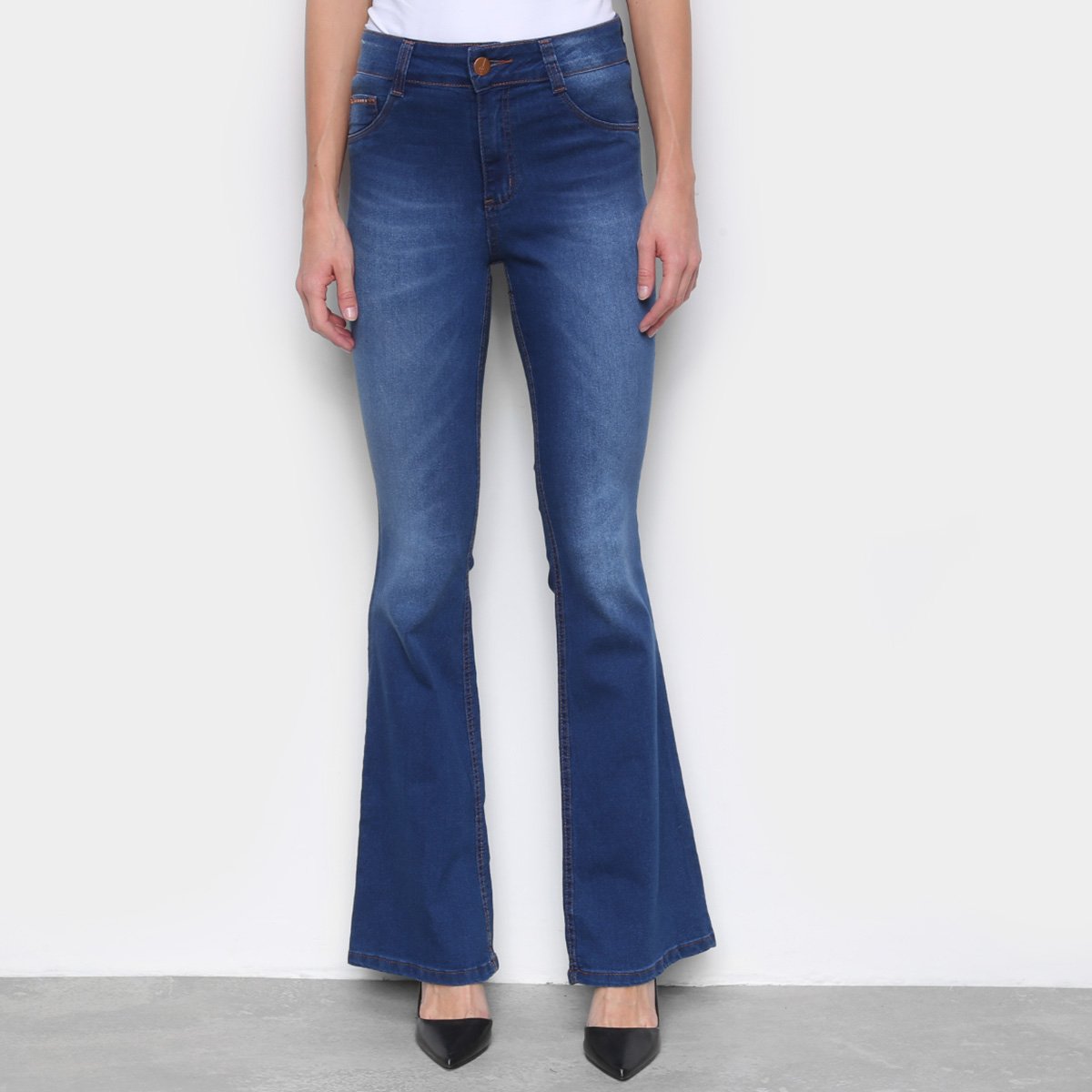 Calça Jeans Flare Biotipo Feminina