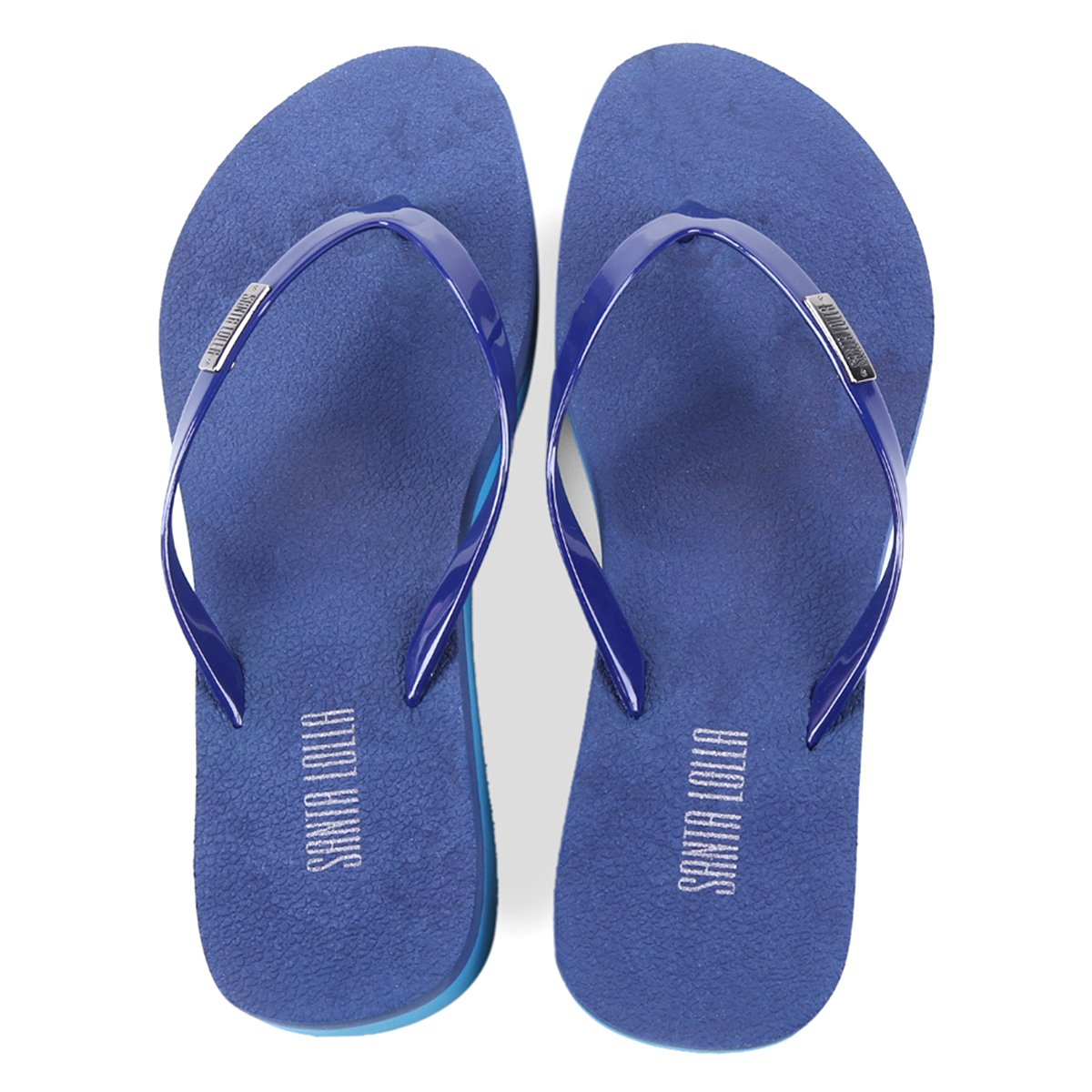 Chinelo Santa Lolla Placa Metal Feminino