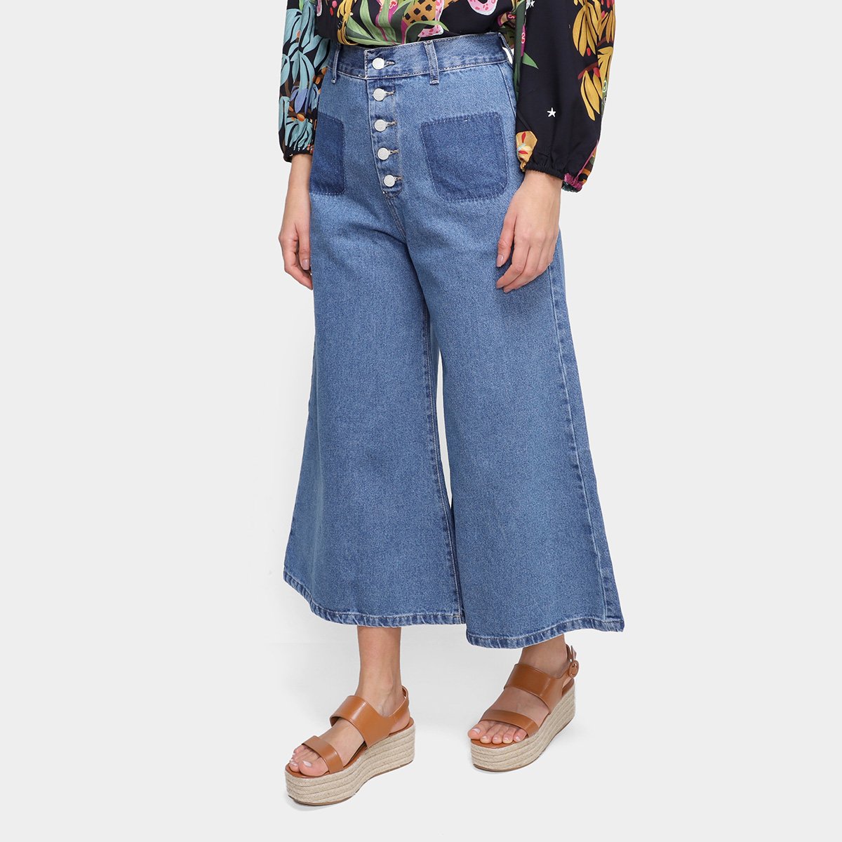 Calça Jeans Farm Refarm Cintura Alta Feminina