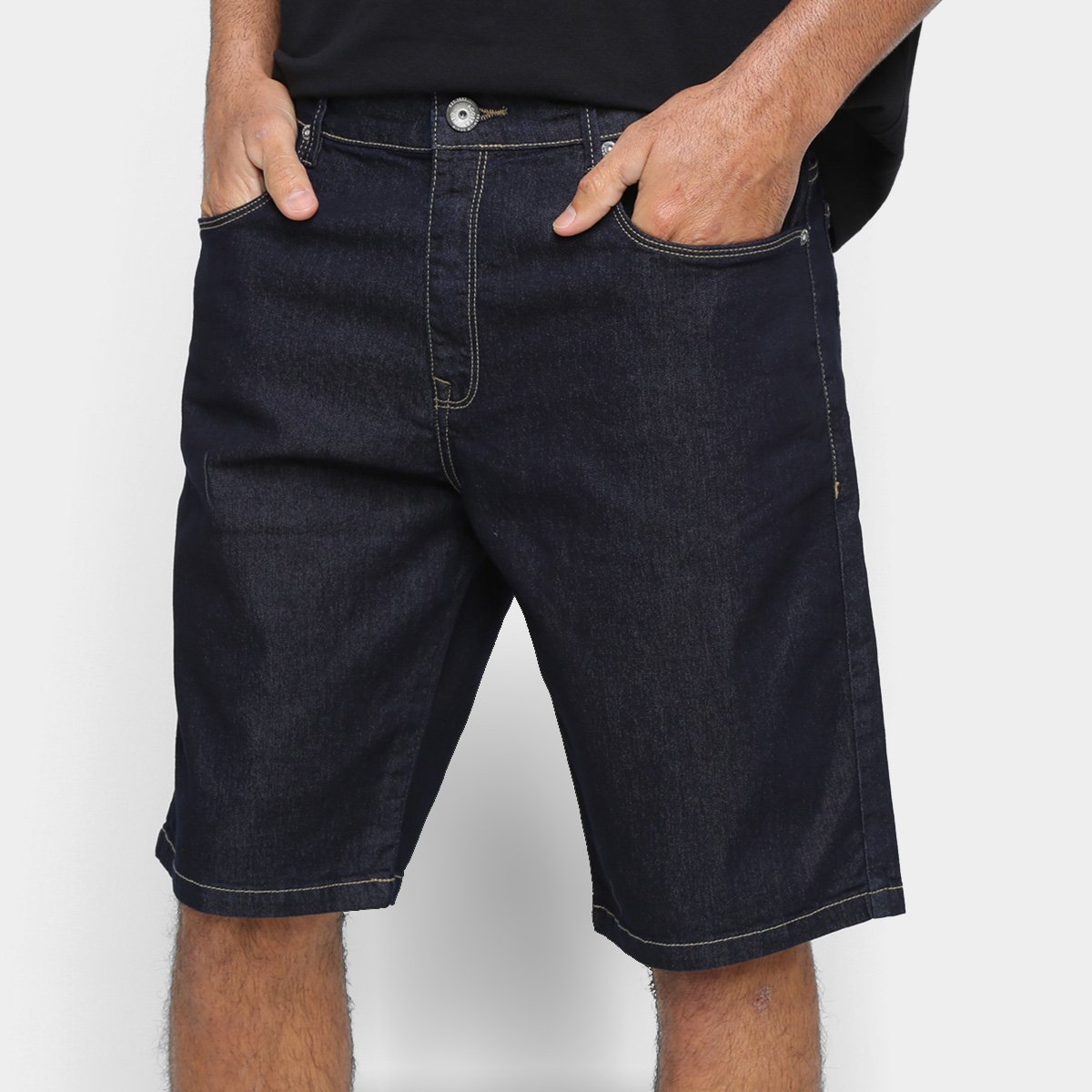Bermuda Jeans Acostamento Lisa Masculina