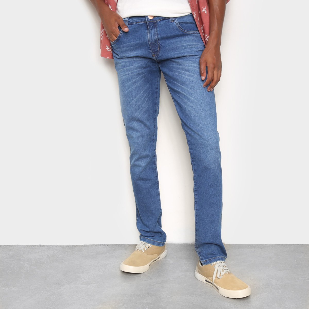 Calça Jeans Grifle Básica Masculina