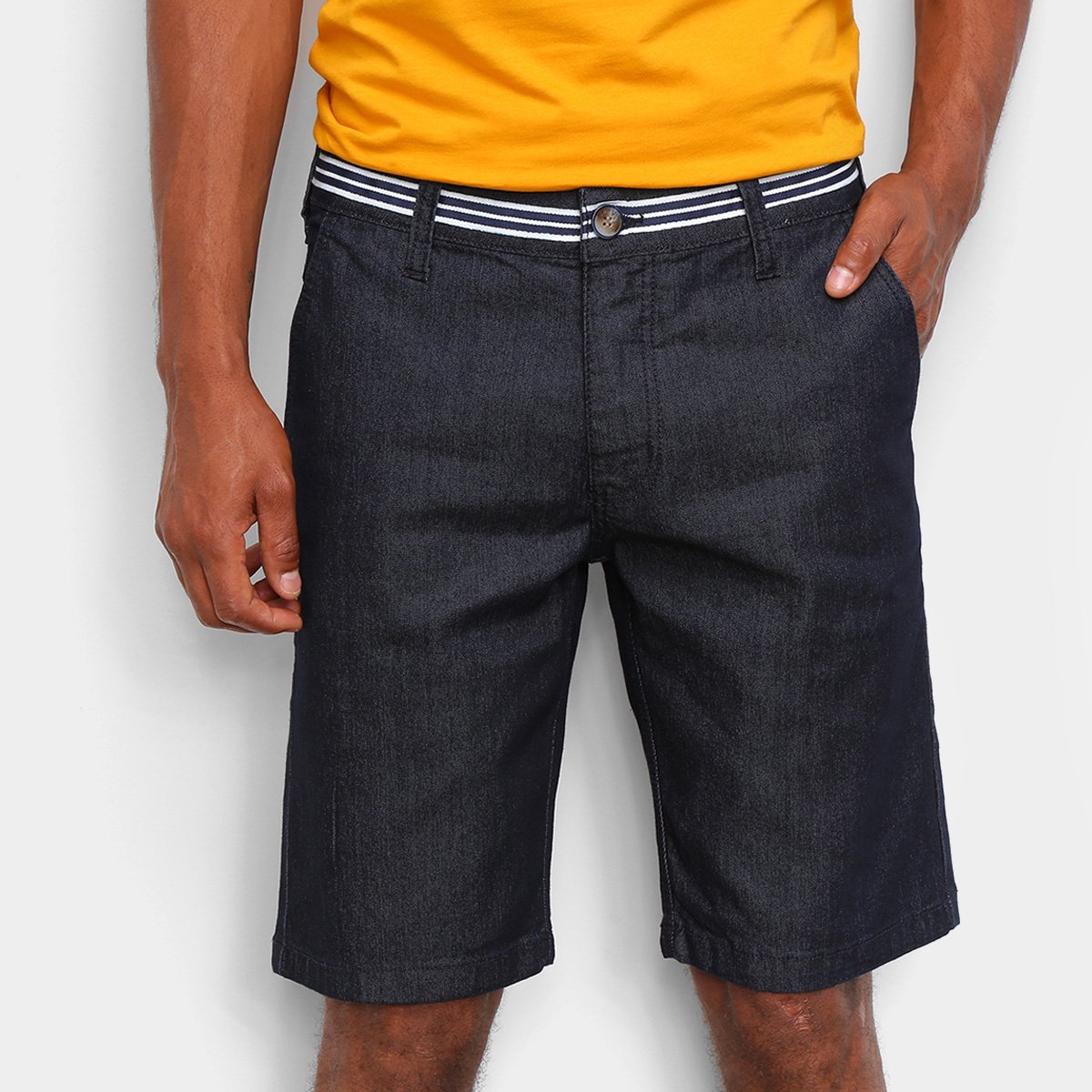 Bermuda Jeans Colcci Noah Listras Masculina