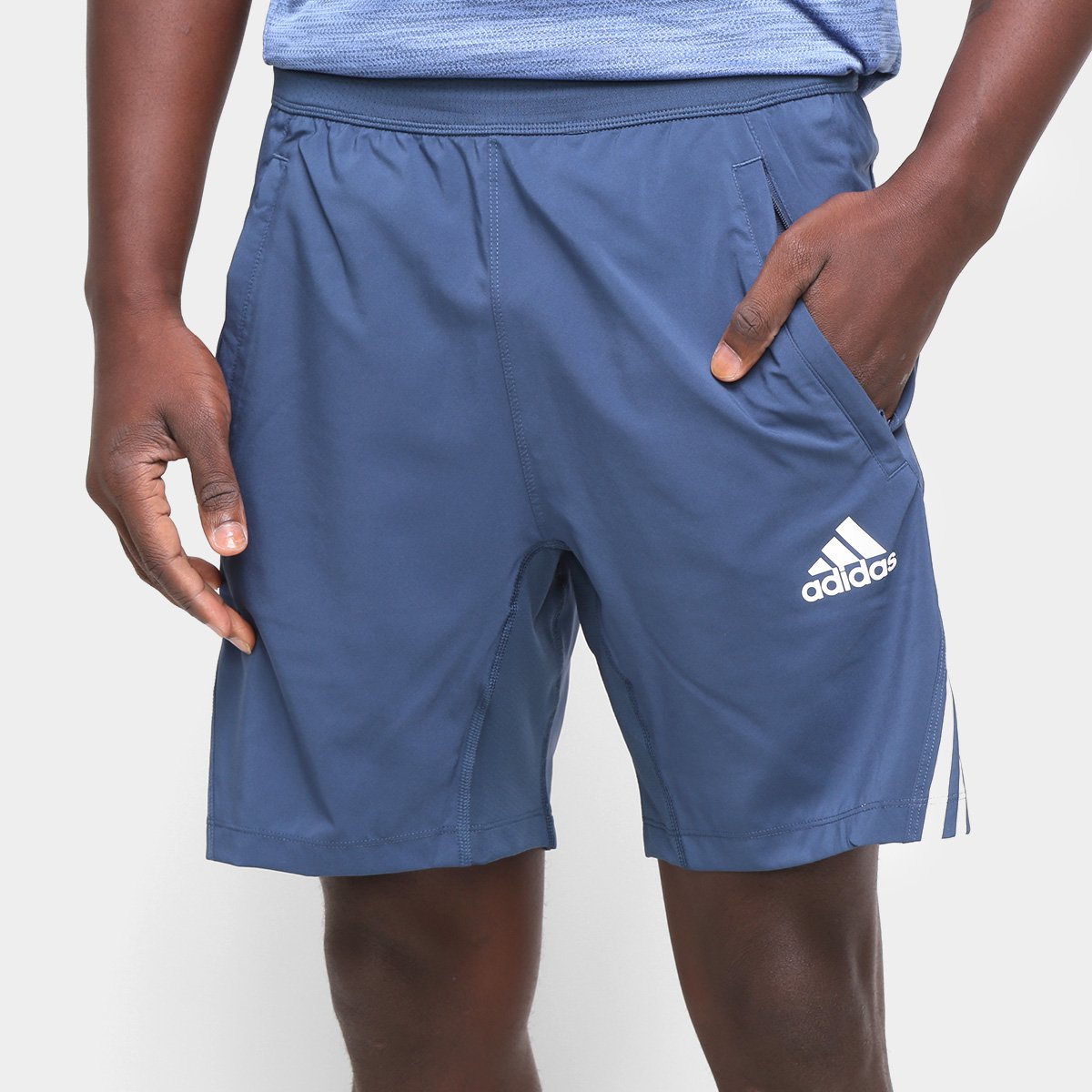 Short Adidas Aeroready 3 Listras Masculino