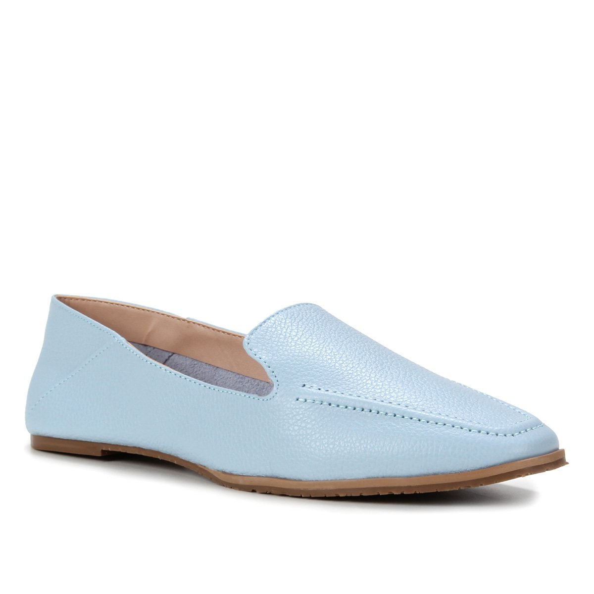 Mocassim Couro Shoestock Comfy Feminino