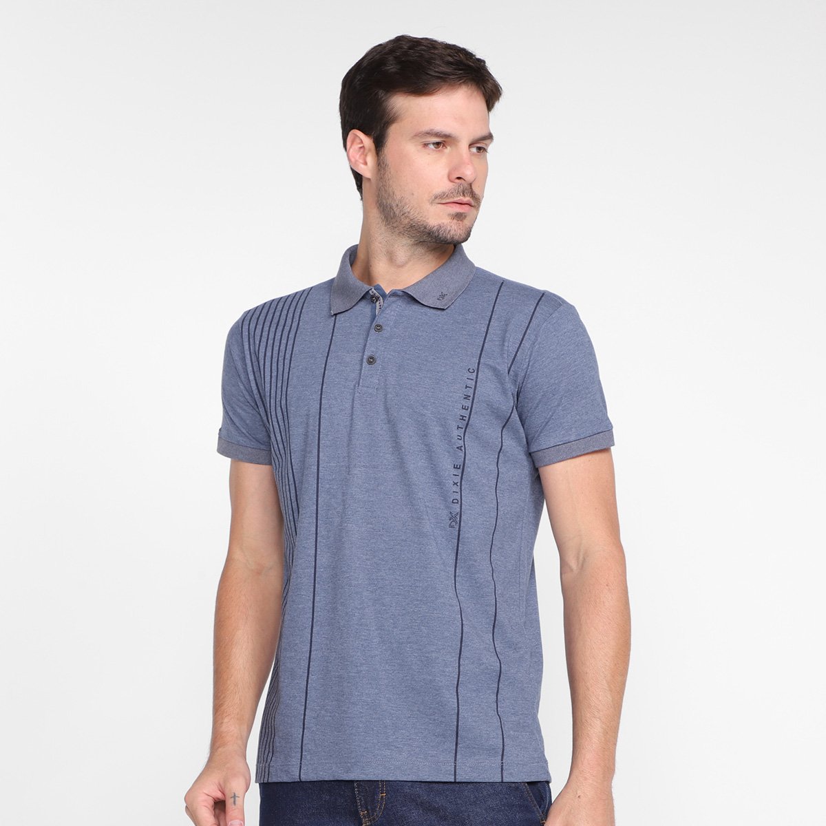 Camisa Polo Dixie Authentic Masculina