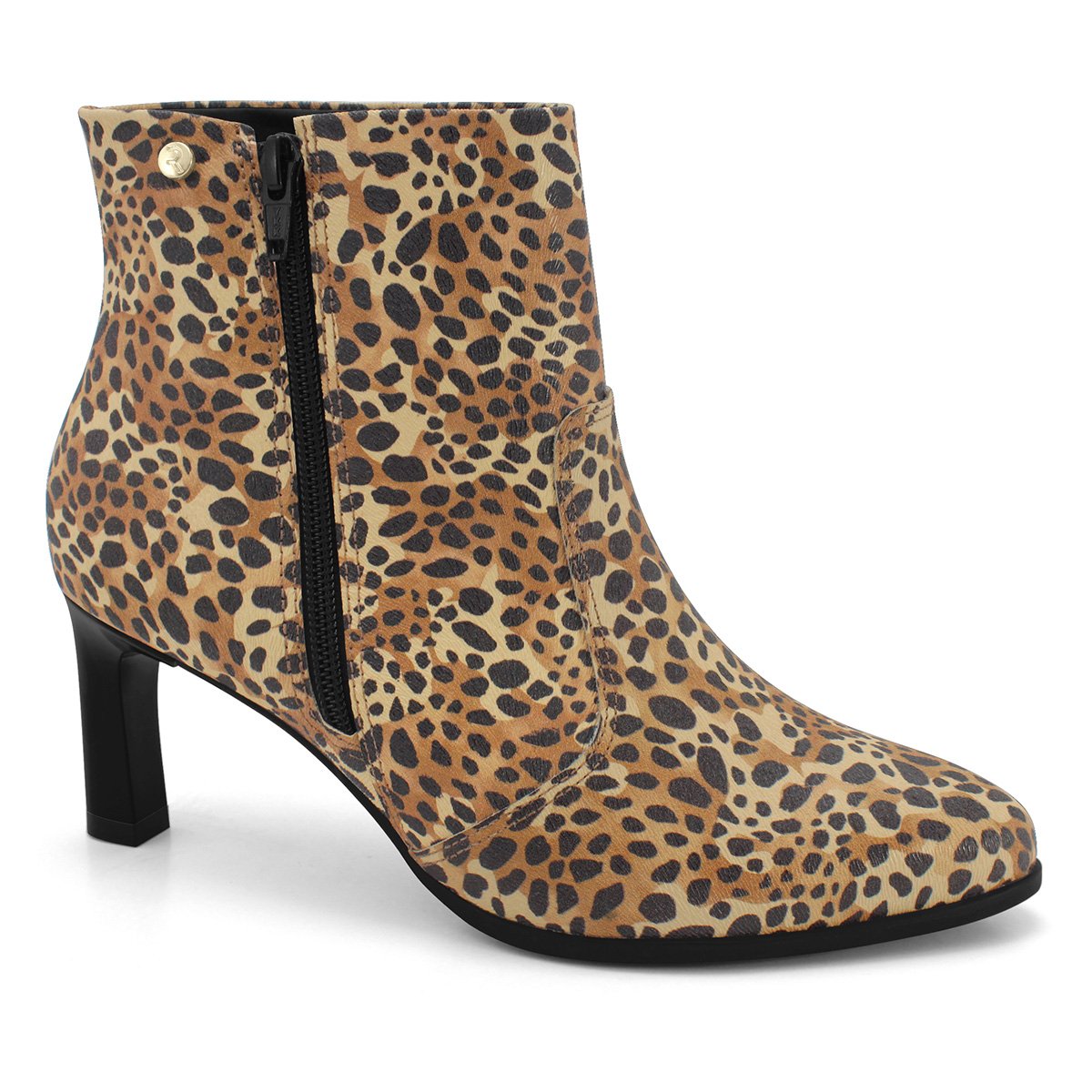 Bota Ramarim Ankle Boot Salto Fino Feminina