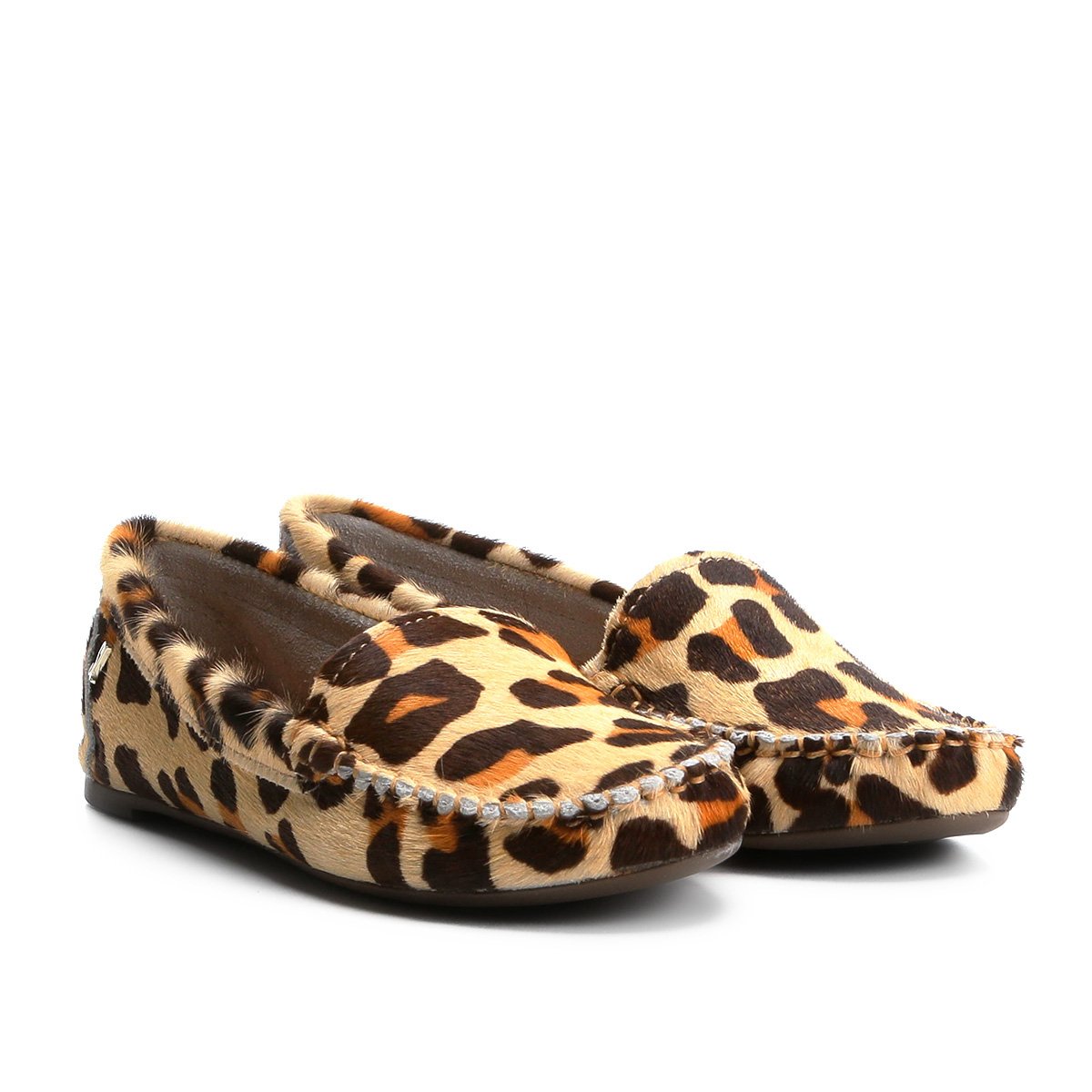 Mocassim Couro Santa Lolla Onça Feminino
