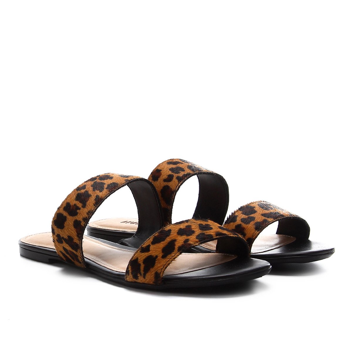 Rasteira Anacapri Tiras Animal Print