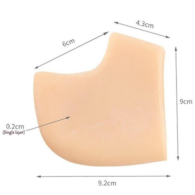 1 PAR PALMILHA SILICONE ORTOPÉDICA dor no calcanhar CALCANHEIRA