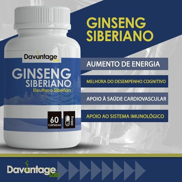 1 Pote Ginseng Siberiano Siberian Eleuthero 500Mg