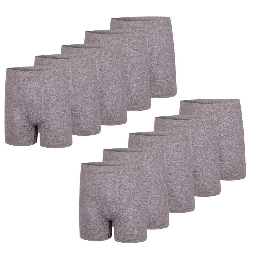 10 Cuecas Plus Size Boxer Masculina Trifil Sem Costura De Microfibra Toque Macio Box Básica