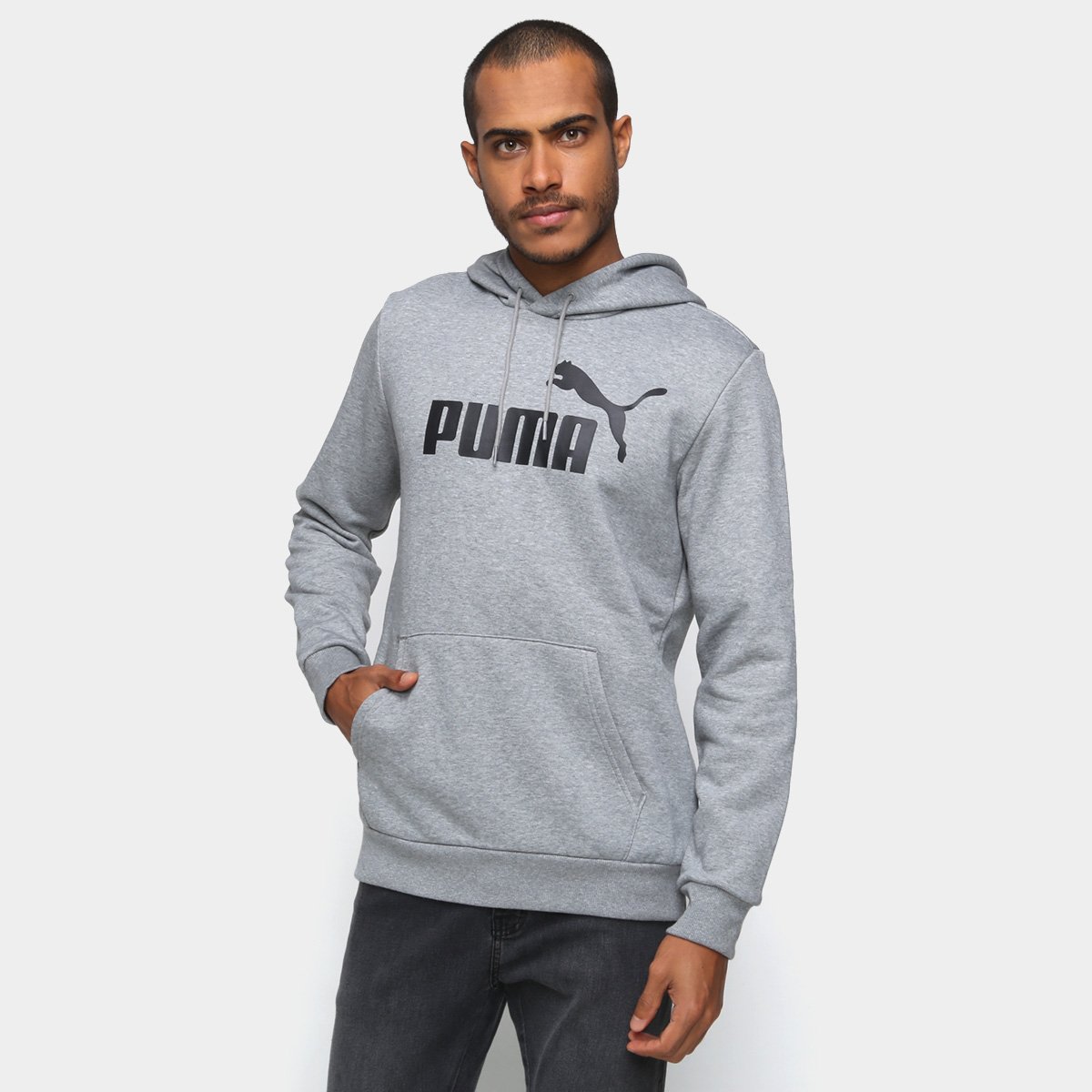 Moletom Puma Essentials Big Logo Capuz Masculino