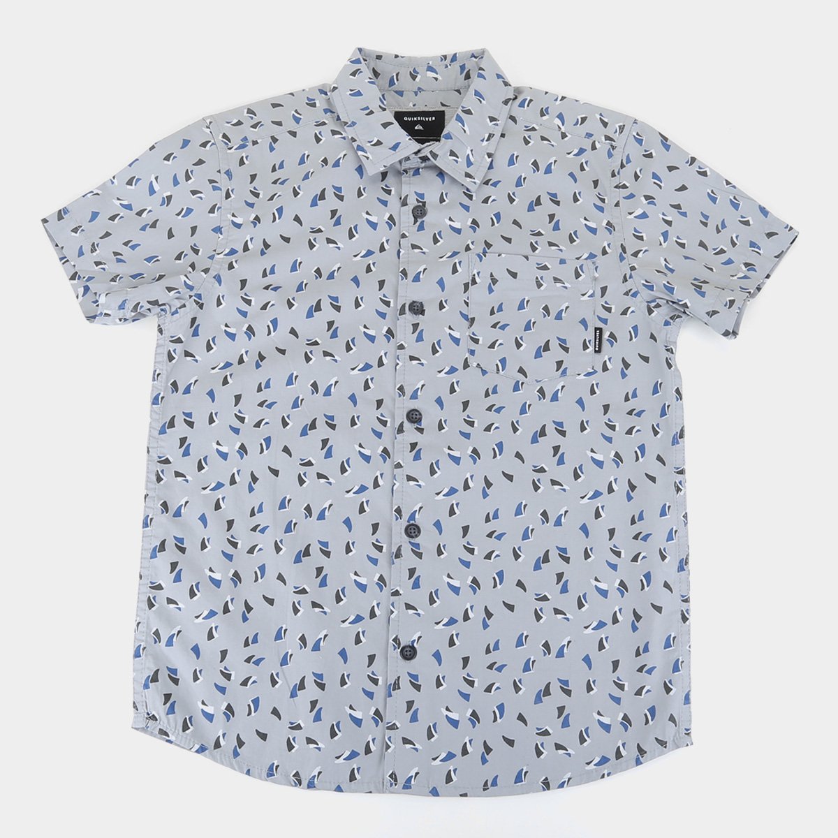 Camisa Juvenil Quiksilver Akan Waters Masculina