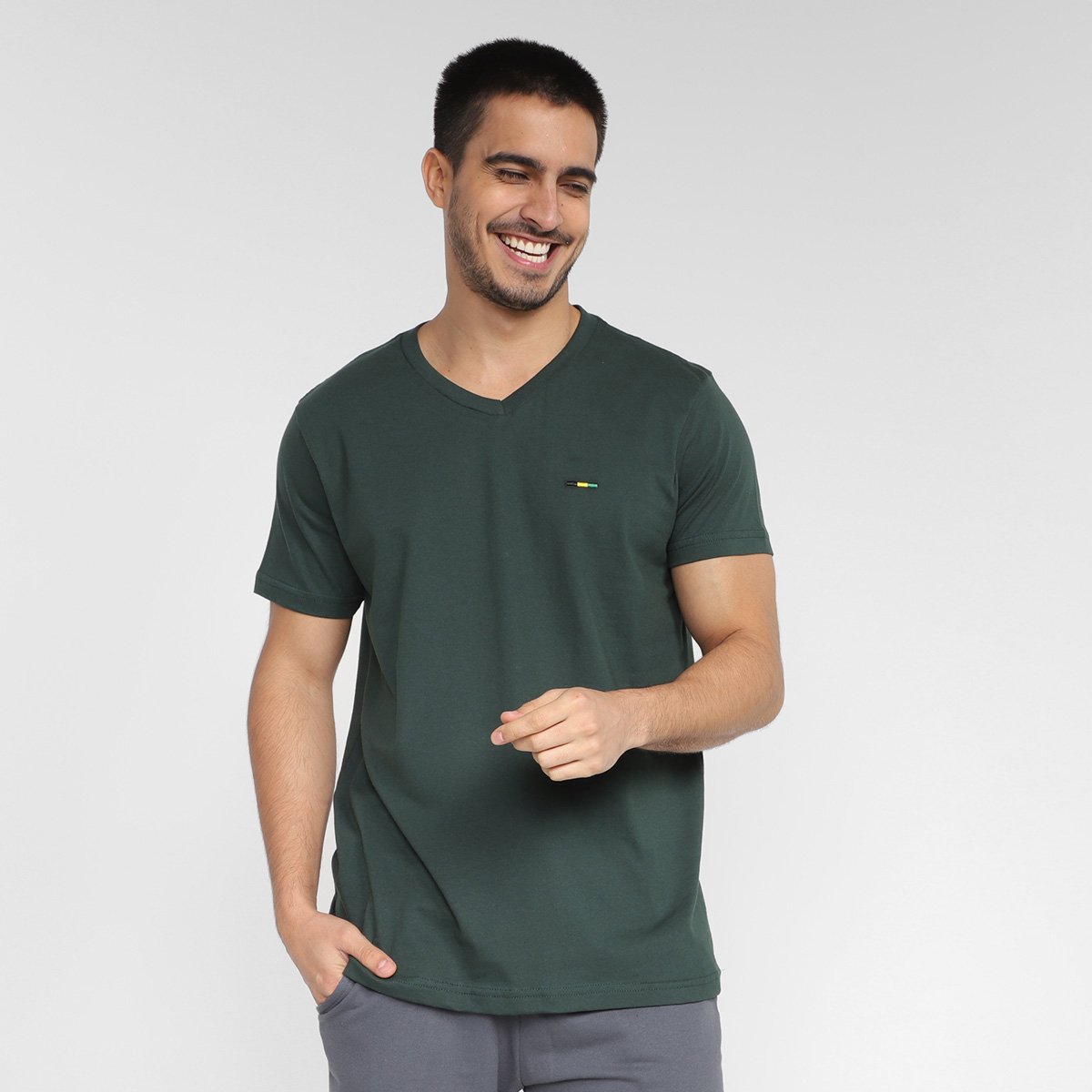 Camiseta Industrie Básica Logo Masculina