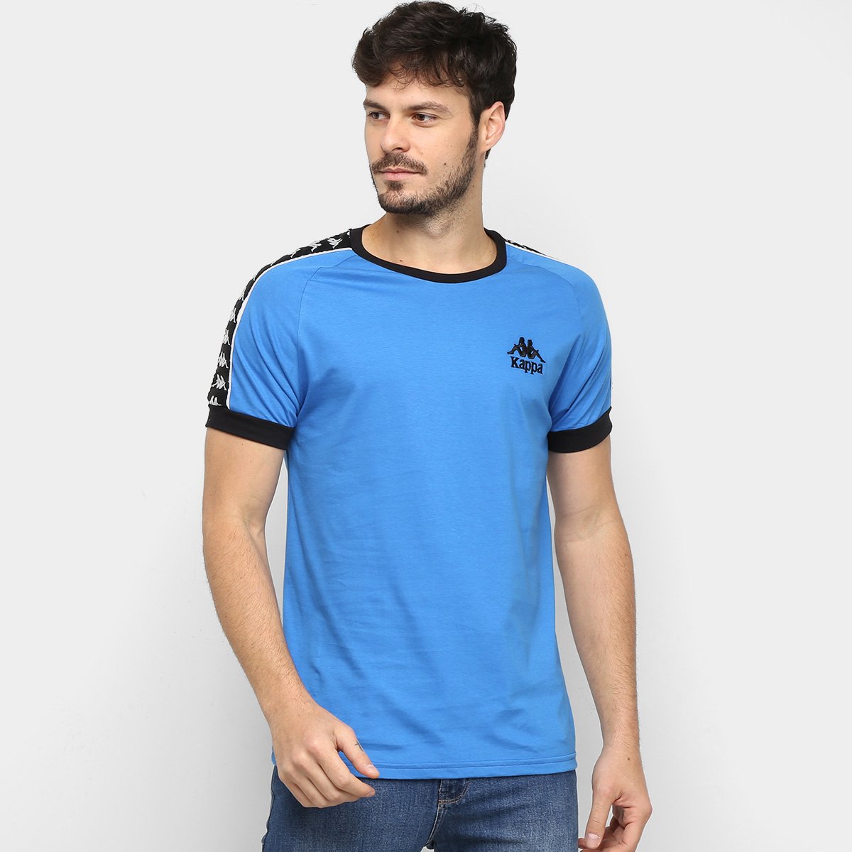 Camiseta Kappa Authentic Due Due Classic Masculina